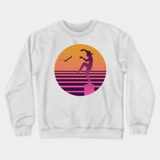 Karate Kid 80s sunset Crewneck Sweatshirt